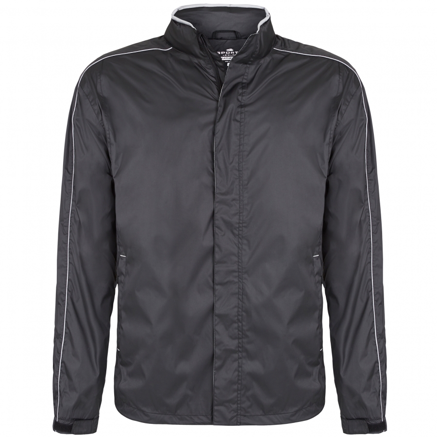 Unisex Peak jacket - Black/Chrome