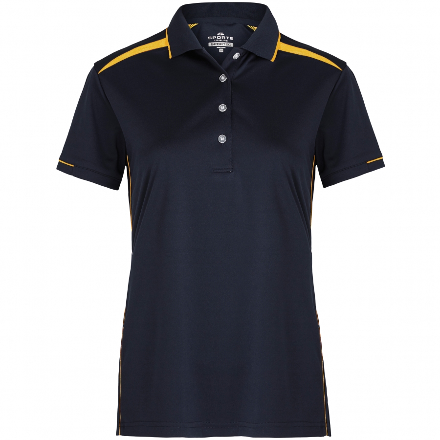 CHILDRENS ZONE POLO - French Navy / Gold