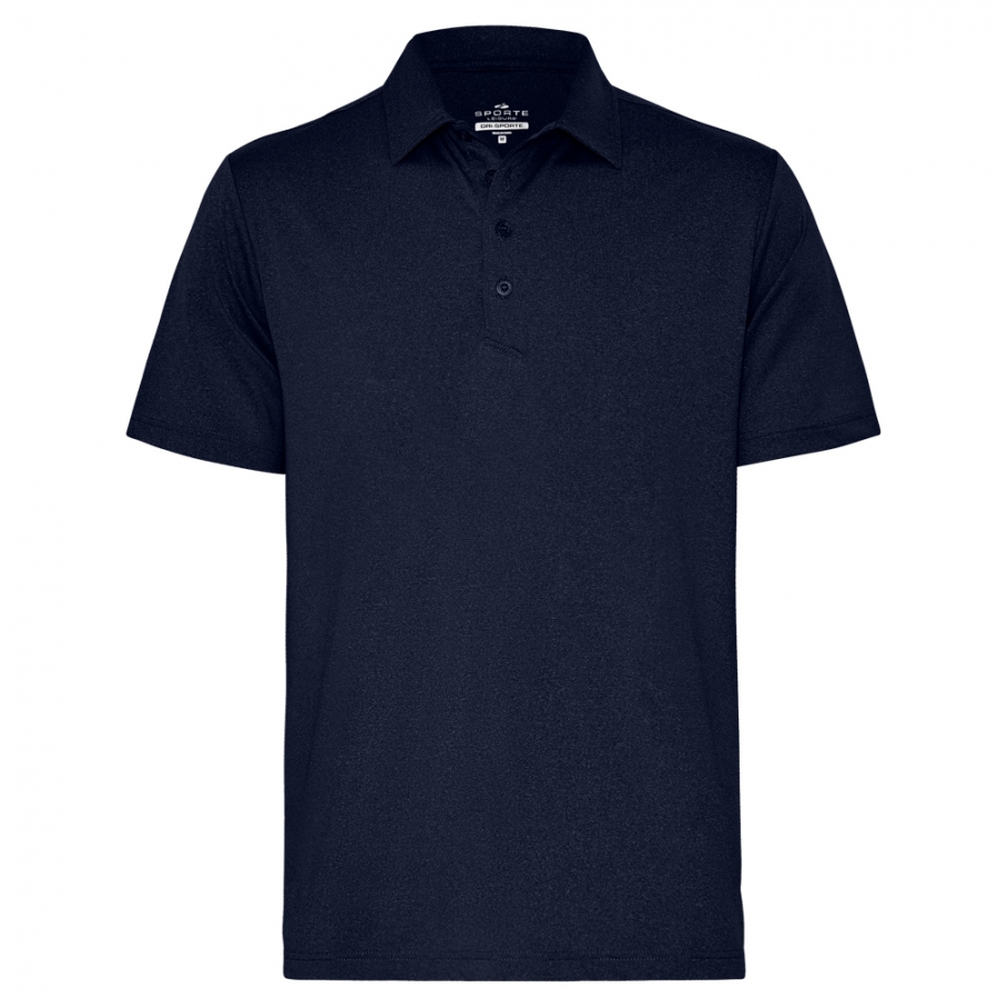 HYPE MENS POLO - French Navy Marle