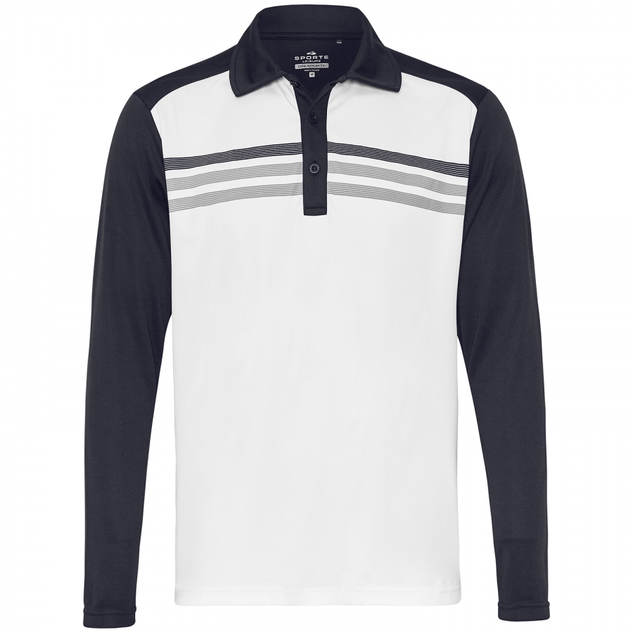 KENT MENS POLO - French Navy / Storm