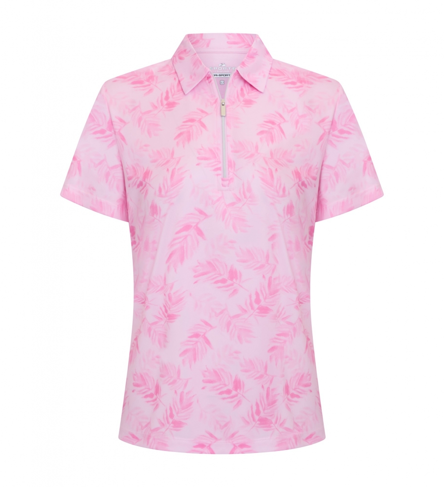 Eclipse Fern Ladies Polo - SOFT PINK