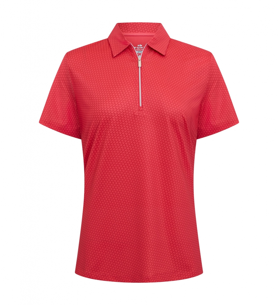 Ariel Ladies SS polo - RED