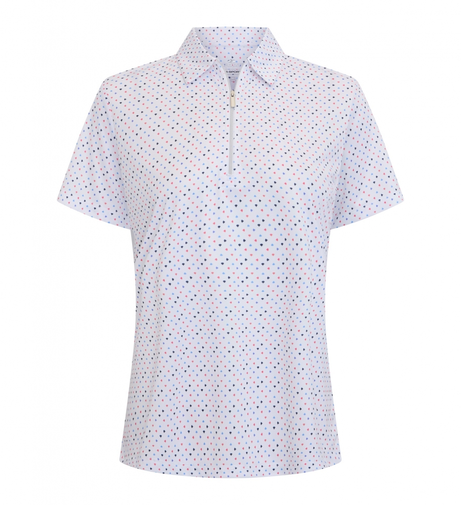 Shell Ladies SS Polo - WHITE