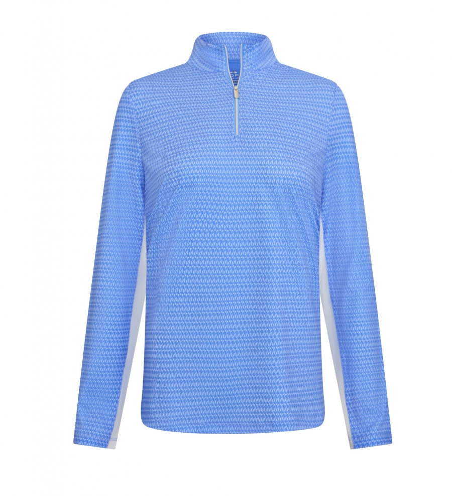 Whisper Ladies LS Polo - BLUE
