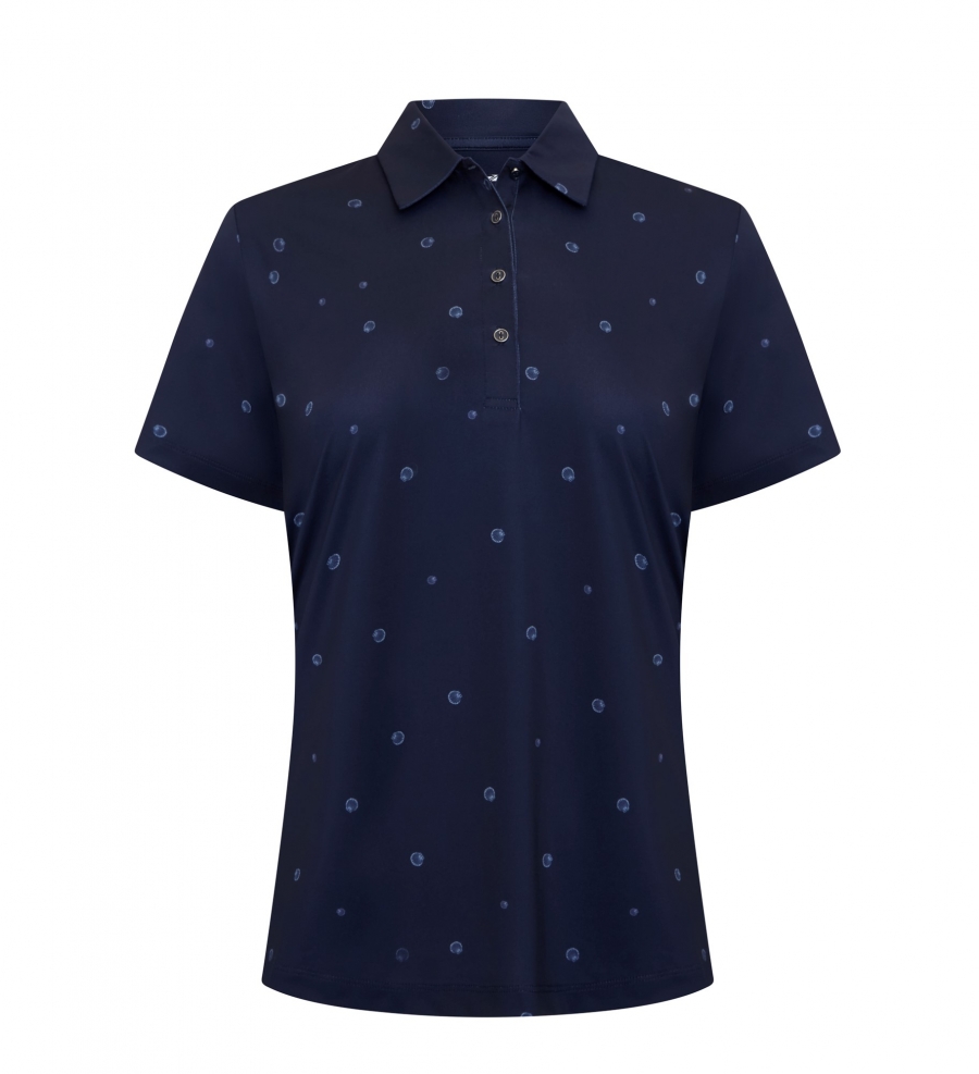Pearlet Ladies SS Polo - FRENCH NAVY