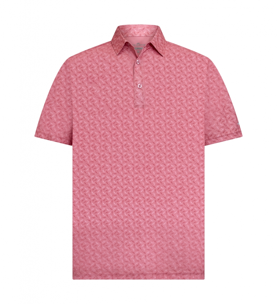 Feather Men's Polo - Coral