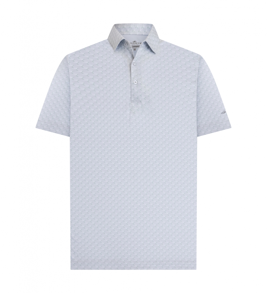 Greenwood Men's SS Polo - Silver