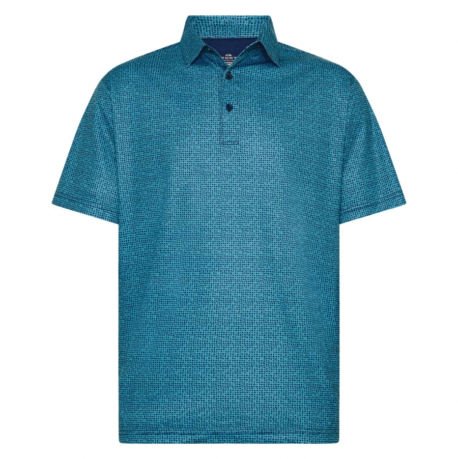 SCORE MENS SS POLO - LAGOON