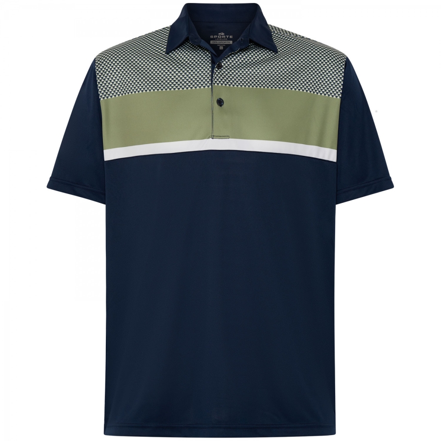 IKE MENS POLO - FRENCH NAVY