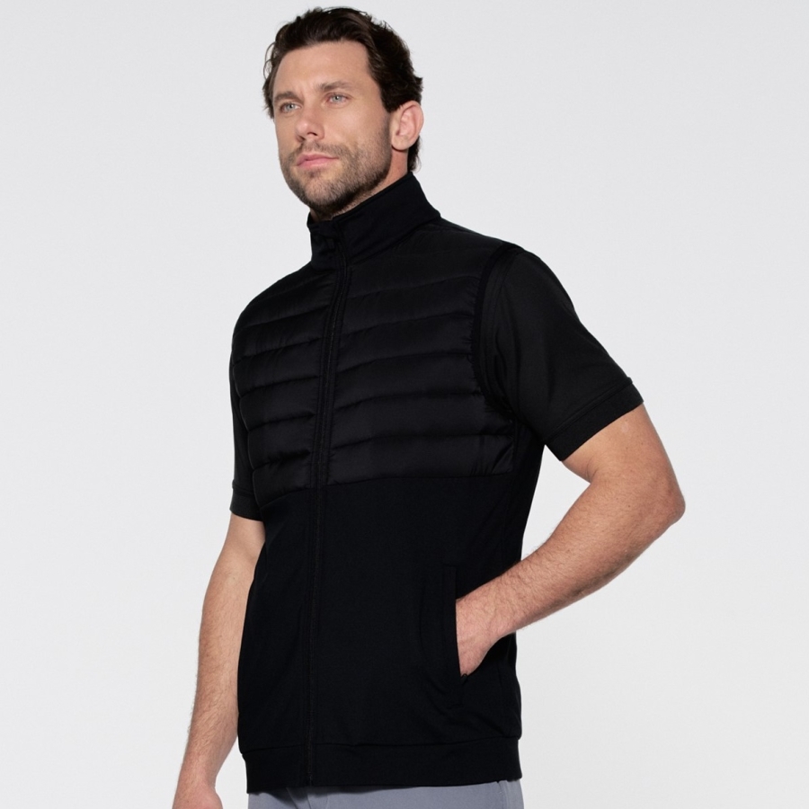 Mens 1/2 Puff Vest - MODEL SHOT