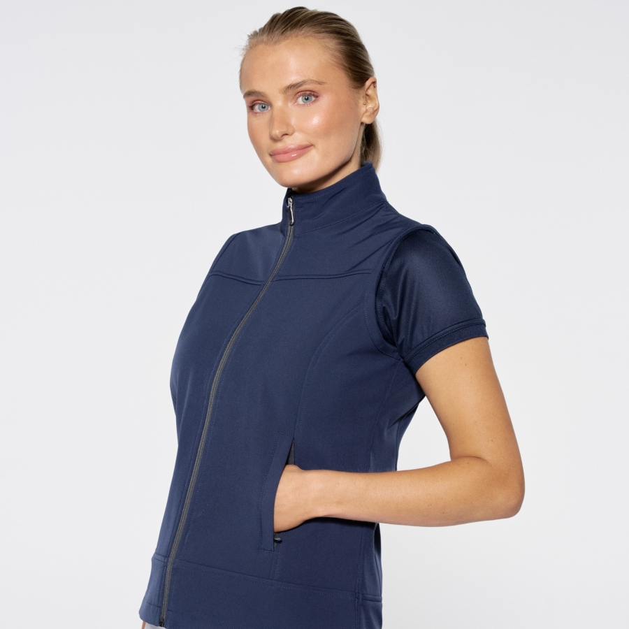 Ladies Alpine Soft-Tec Vest - MODEL SHOT
