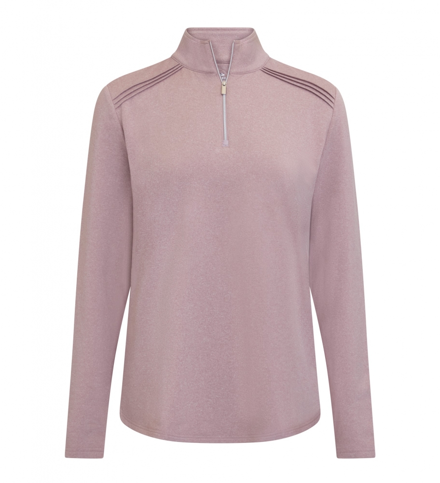 Mystic Willow Ladies Pullover - PALE ROSE HEATHER