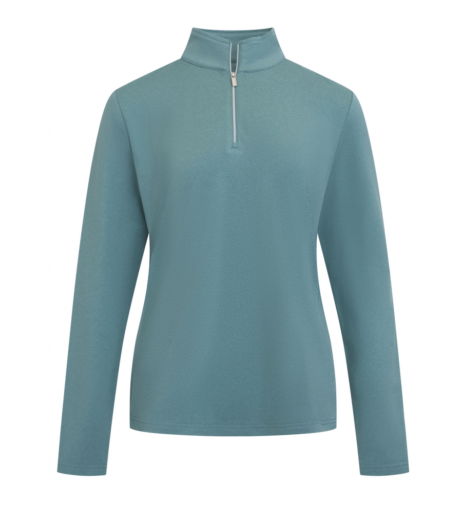Cooma Ladies Pullover - RIVER HEATHER
