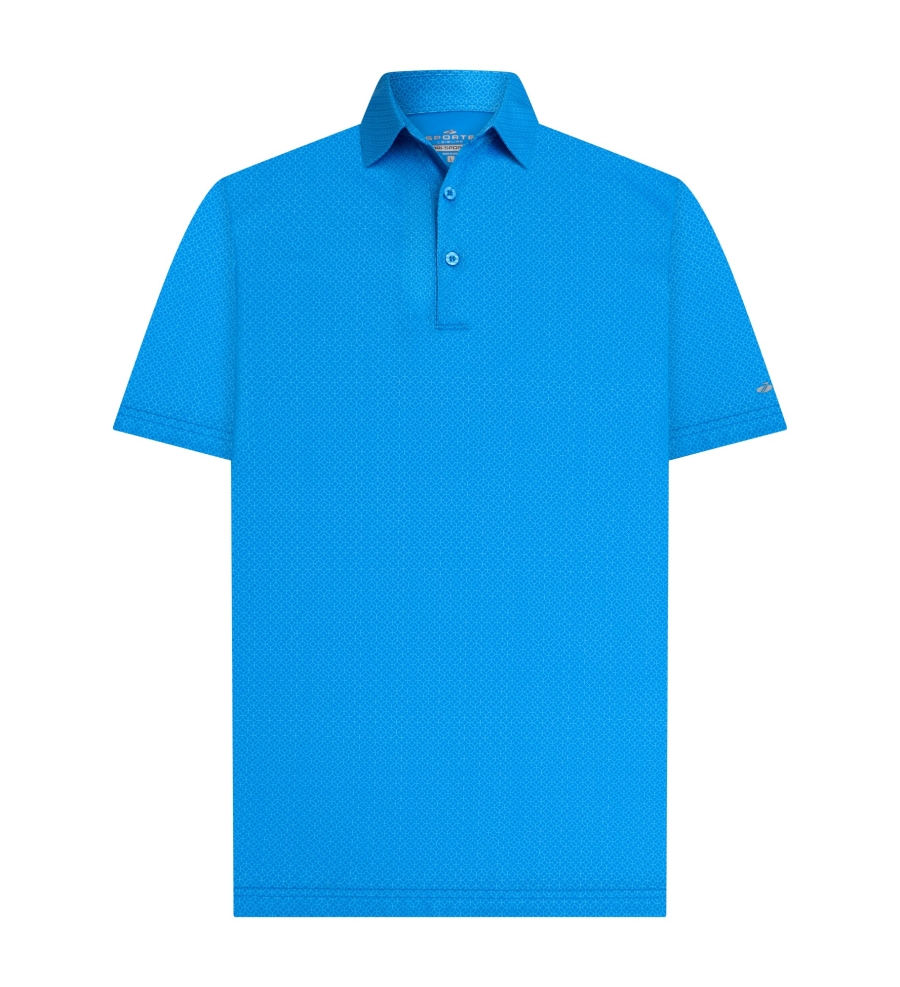 Deep Blue Men's SS Polo - BRILLANT BLUE