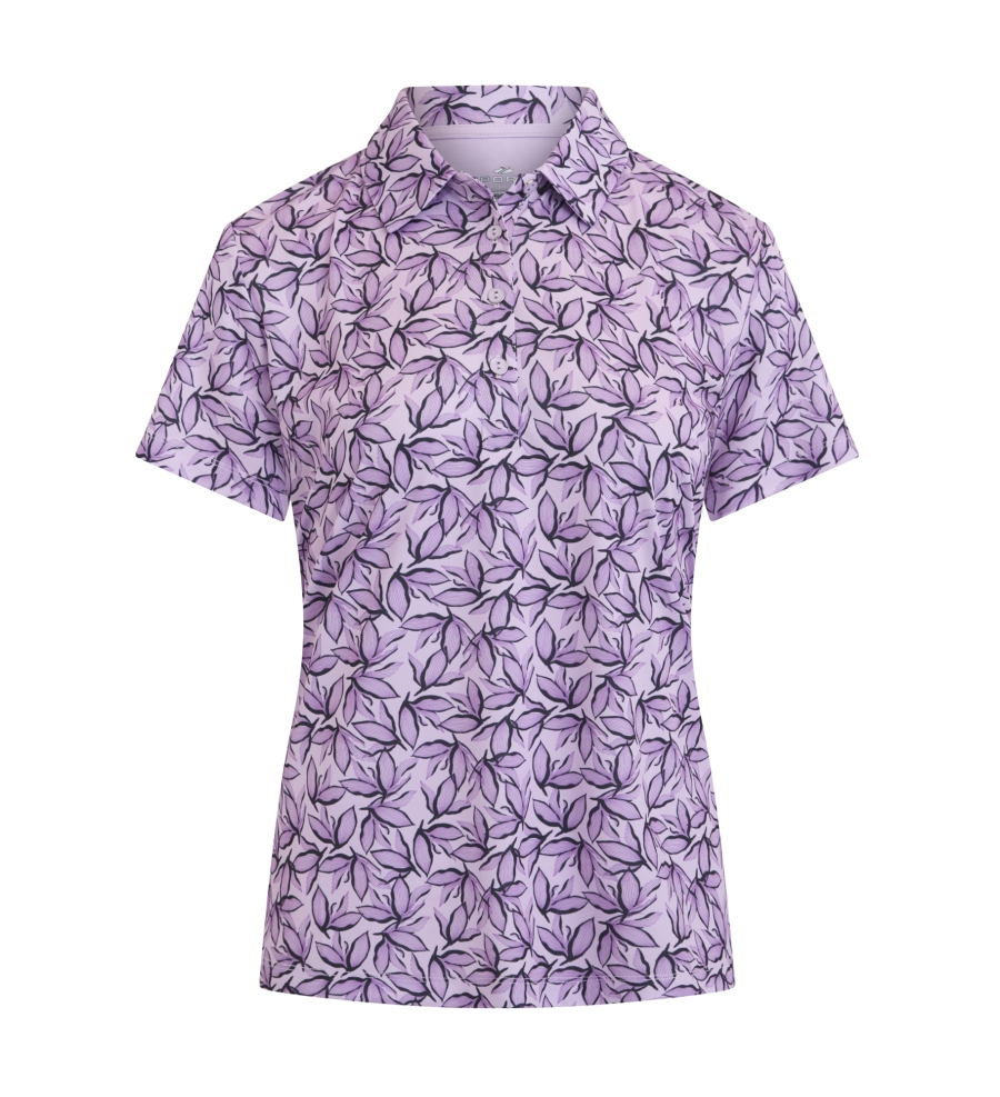 Bird Of Paradise Ladies SS Polo - LIGHT VIOLET