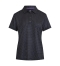 Midnight Dot Ladies SS Polo - BLACK