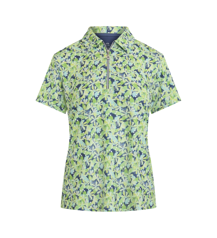 Lime Blossom Ladies SS Polo - MULTI LIME