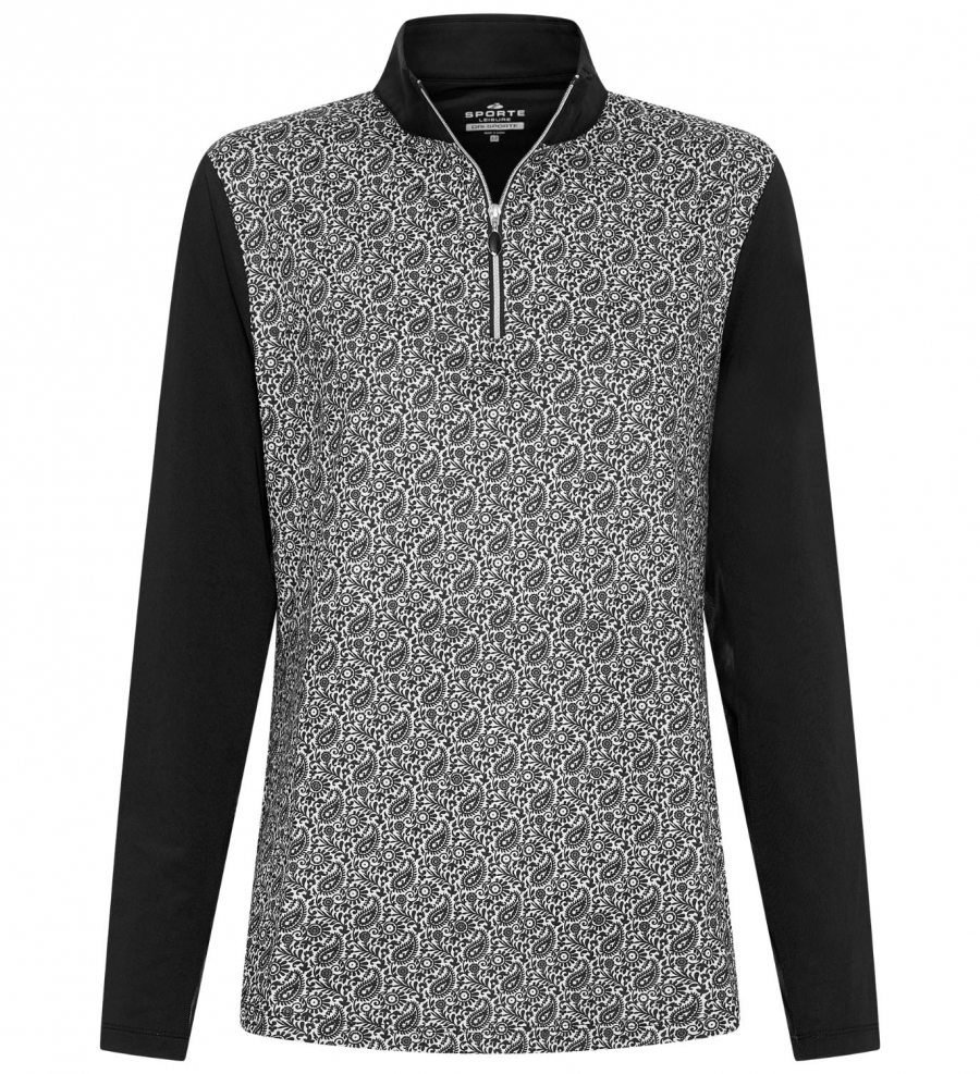 Lily Ladies LS Polo - WHITE
