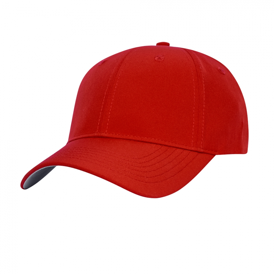 STRETCH CAP - POP RED / CHROME