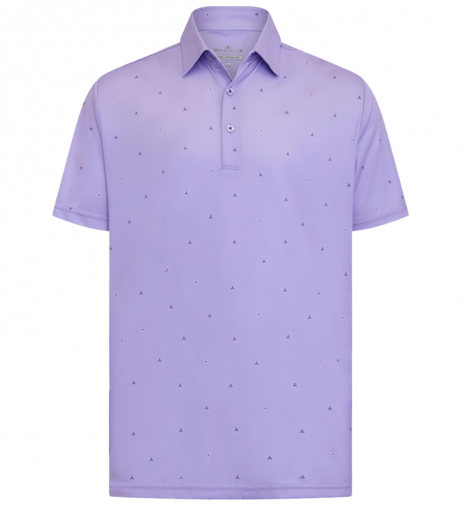 Positano Mens SS Polo - LAVENDER