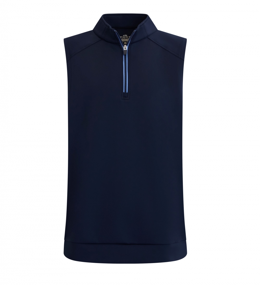 Auto Pilot 1/4 Zip Vest - FRENCH NAVY