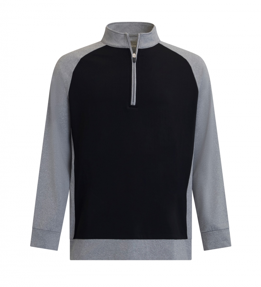 Legend 1/4 Zip Pullover - BLACK