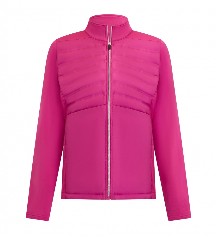 Snowy Full Zip Jacket - BERRY