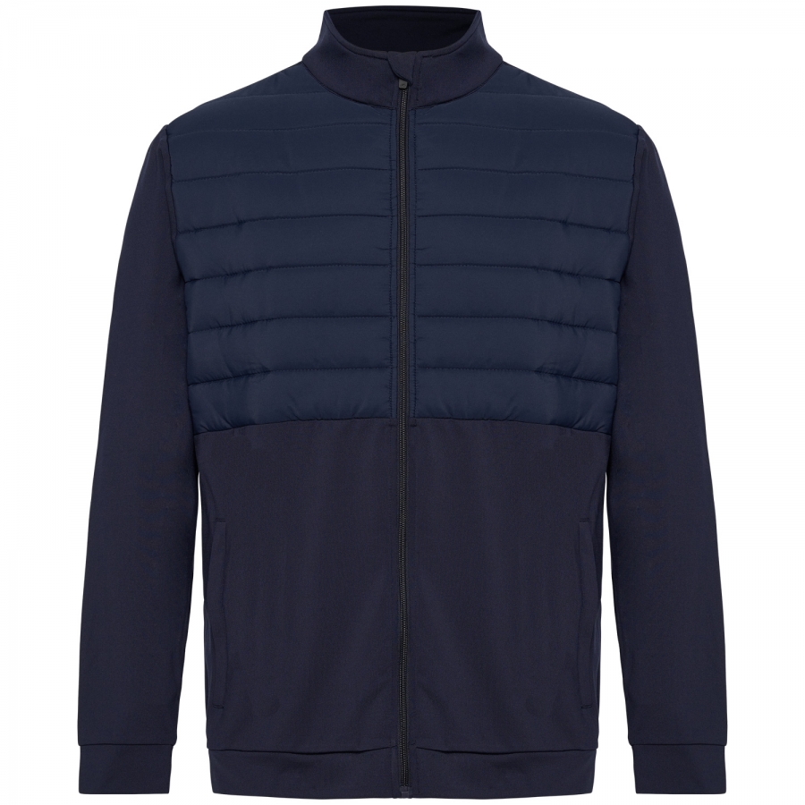 Mens 1/2 Puff Jacket - FRENCH NAVY