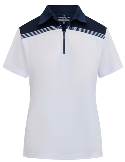 Ladies Edge Polo - WHITE