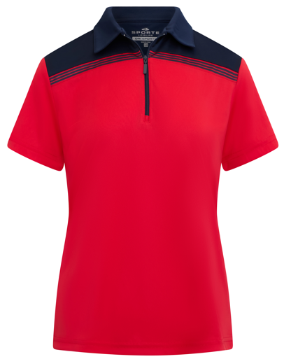Ladies Edge Polo - RED