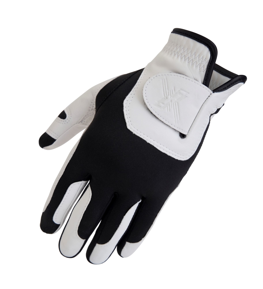 Leather Men's Left Hand Golf Glove - WHITE