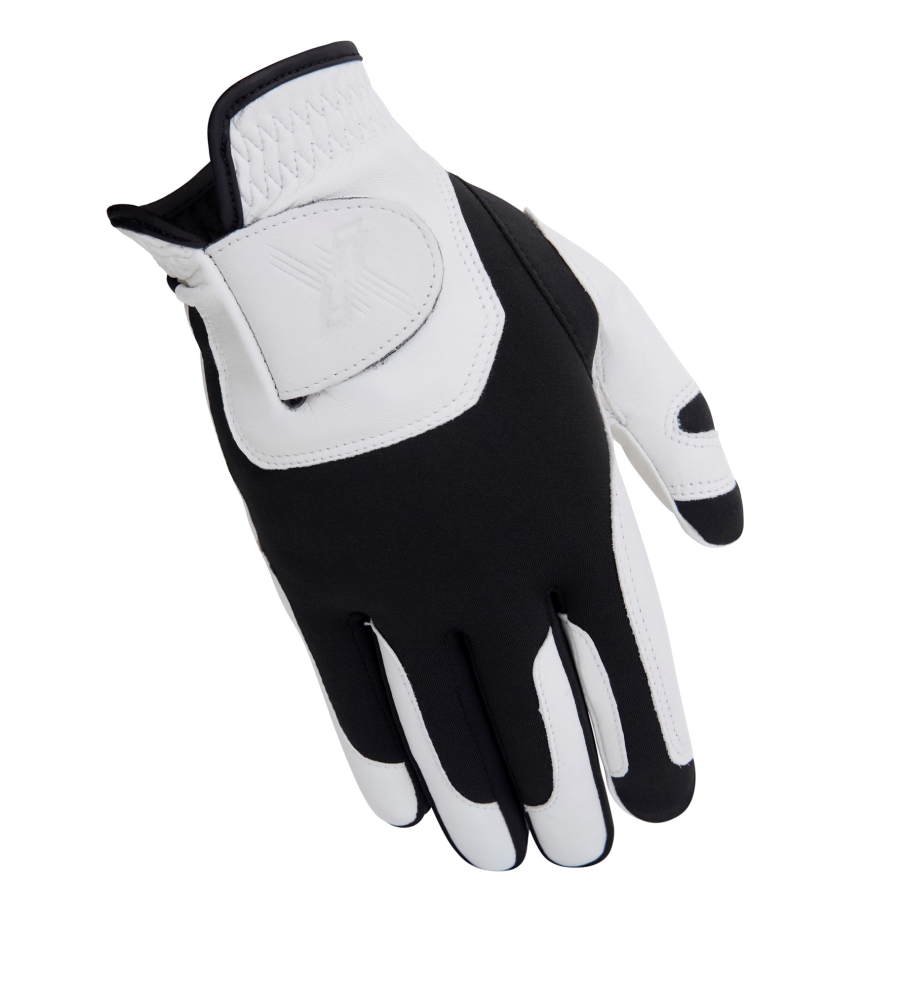 Leather Men's Right Hand Golf Glove - WHITE