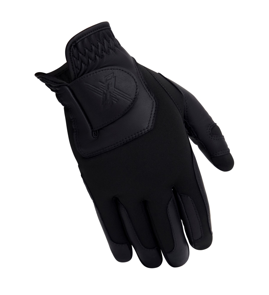 Leather Men's Right Hand Golf Glove - BLACK