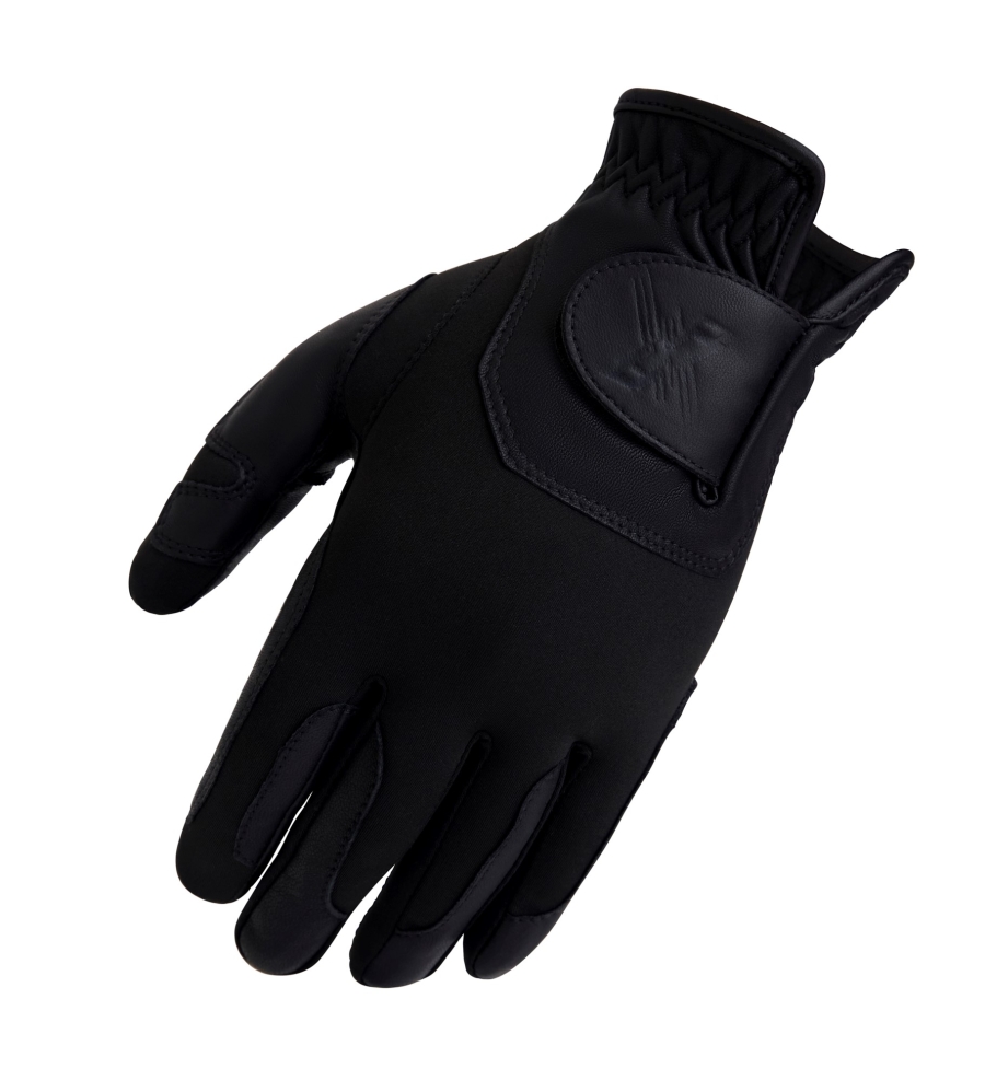 Leather Men's Left Hand Golf Glove - BLACK