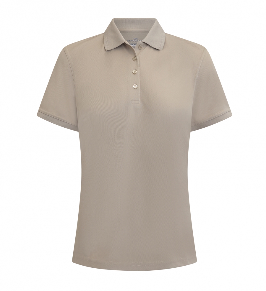 LADIES AERO POLO - DRIFTWOOD