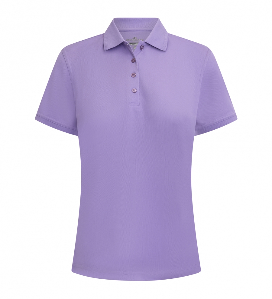 LADIES AERO POLO - LILAC