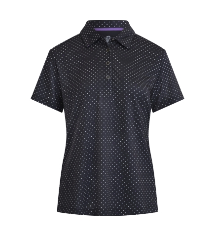 Midnight Dot Ladies SS Polo