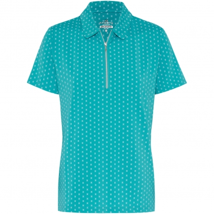 HOLLY ACTIVE PRINT LADIES POLO